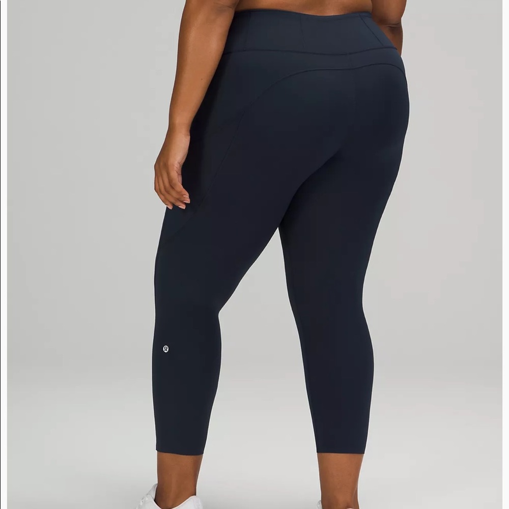 Navy Fast and Free Lululemon Leggings